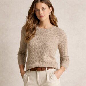 Polo Ralph Lauren Cable-Knit Cashmere Sweater